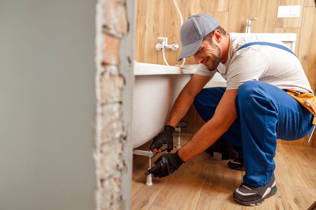 bathroom fixture installation